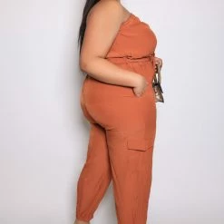 Boutique115 "Play It Cool" Tube Jumper - Rust Brown