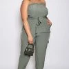 Boutique115 "Play It Cool" Tube Jumper - Olive