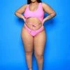 Boutique115 "Not Fair" Cut Out Swimsuit - Barbie Pink