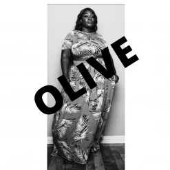 Boutique115 Tops "I'm A Grown Woman" Circle Skirt Set - Mustard Leaf