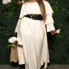 Boutique115 Plus Size "Outta My Way" Skirt Set - Ivory