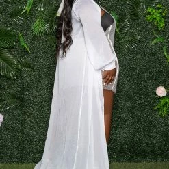 Boutique115 "Drape Me" Cover Up - White