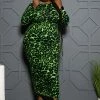 Boutique115 Plus Size "Fly Girl" Leopard Hooded Maxi Dress - Green Animal Dresses