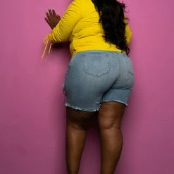 Boutique115 "Heart Strings" Drawstring Top - Yellow Tops